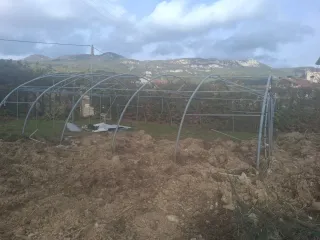 Estructura metálica invernadero túnel