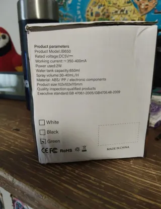 Humidificador USB 650ML