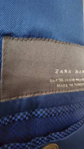 Traje gris 46/52 Poliéster/Viscosa