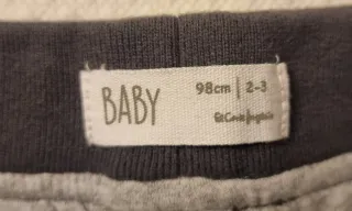 Pantalón infantil gris talla 2-3