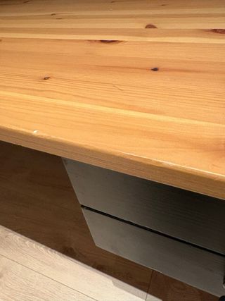 Mesa Ikea Arkelstorp Madera y Metal