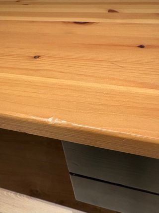 Mesa Ikea Arkelstorp Madera y Metal