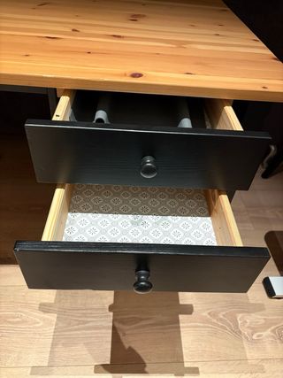 Mesa Ikea Arkelstorp Madera y Metal