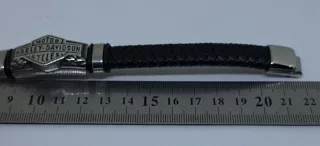 Pulsera Harley Cuero Trenzado