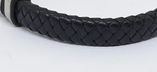 Pulsera Harley Cuero Trenzado