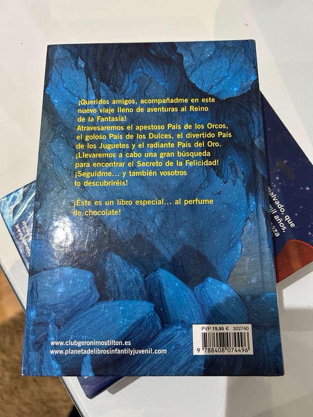 3 libros de Jerónimo Stilton.