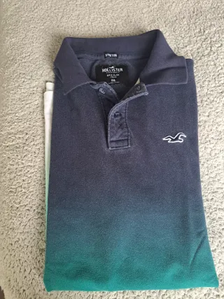 Polo Hollister Degradado Azul/Verde