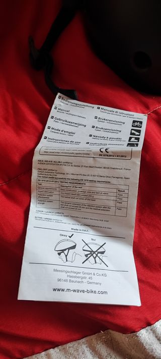 Casco M-Wave Freestyle Negro Mate