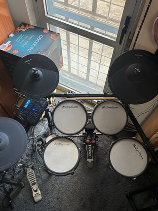 Millenium MPS-750 Batería Electrónica+Doble Pedal
