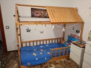 Cama Montessori Casita Madera