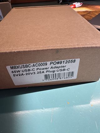 Cargador Portatil MBX 65W USB-C