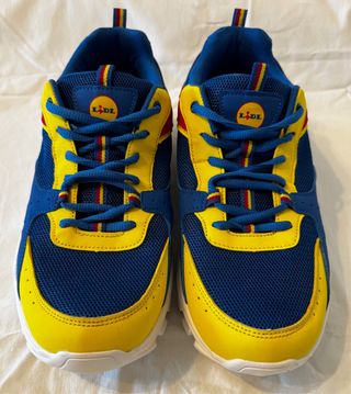 Scarpe Lidl Blu e Gialle Taglia 43