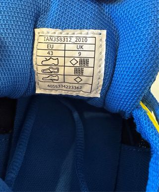 Scarpe Lidl Blu e Gialle Taglia 43