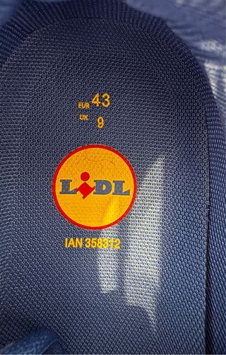 Scarpe Lidl Blu e Gialle Taglia 43