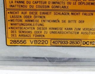 Centralita airbag nissan 28556 vb220 patrol 29049