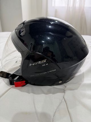 Casco Moto Nitro Racing Blanco y Rojo