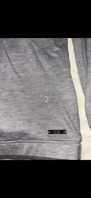 Camiseta Hugo Boss manga larga gris