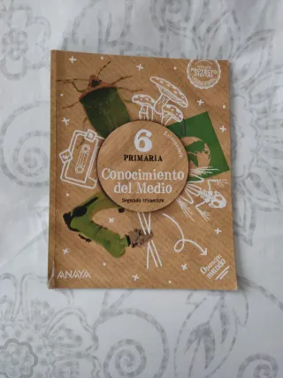 Conocimiento del medio 6 Primaria editorial ANAYA