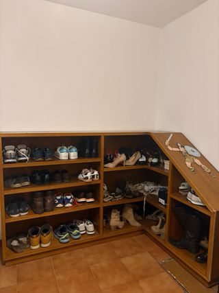 Estantería Zapatero Madera Marrón