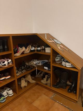 Estantería Zapatero Madera Marrón