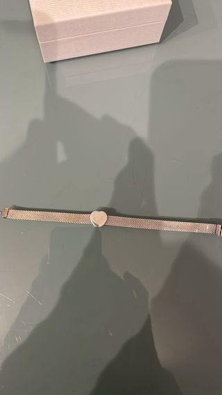 Bracciale Pandora Cuore Pavé Argento