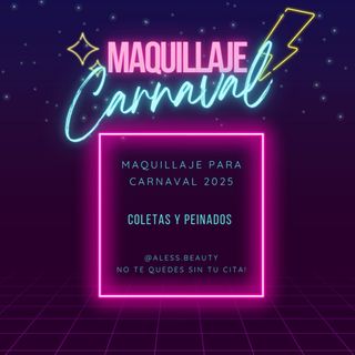 Servicio Maquillaje Carnaval 2025