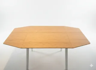 Mesa Comedor Plegable Madera patas de metal