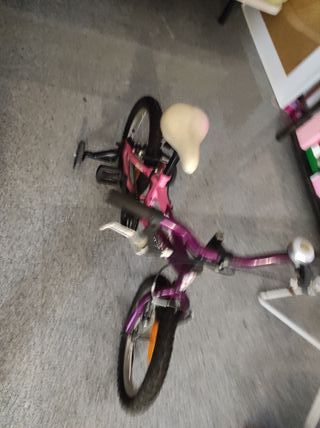 Bicicleta niña 16 rosa