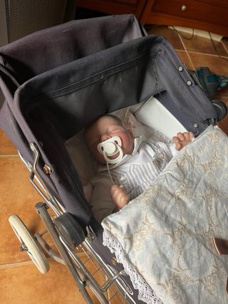 Carrito de bebé vintage