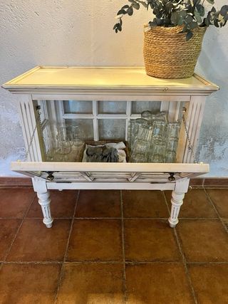 Alacena /vitrina vintage acristalada