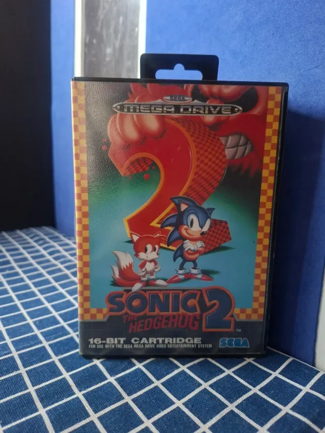 MEGADRIVE SONIC 2 ORIGINAL COMPLETO