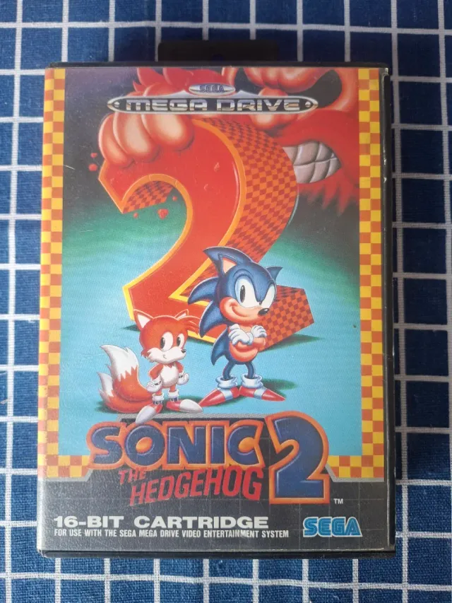 MEGADRIVE SONIC 2 ORIGINAL COMPLETO