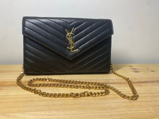 Bolso YSL Envelope Negro
