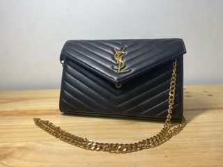 Bolso YSL Envelope Negro