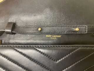 Bolso YSL Envelope Negro