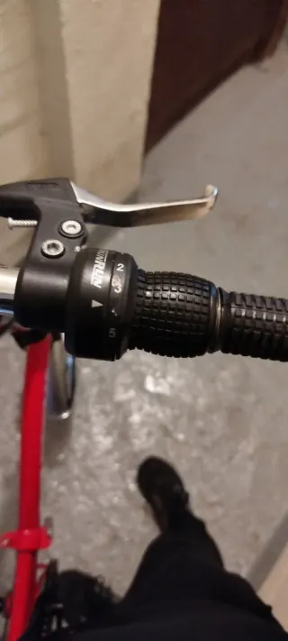 Bicicleta Plegable Roja