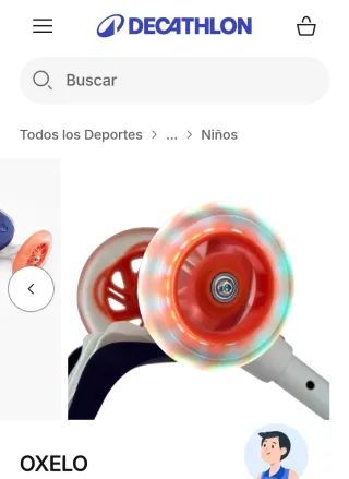Patinete infantil 3 ruedas Decathlon