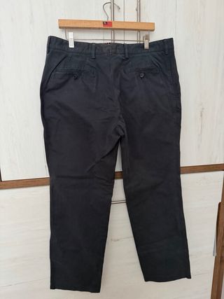 Pantalones Massimo Dutti Negros Beige