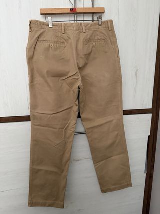 Pantalones Massimo Dutti Negros Beige