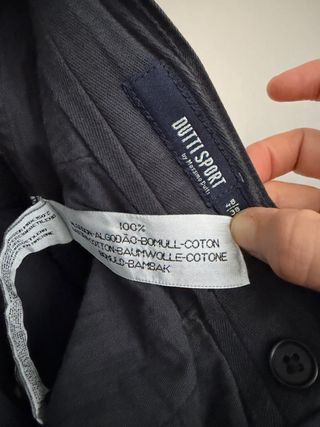 Pantalones Massimo Dutti Negros Beige