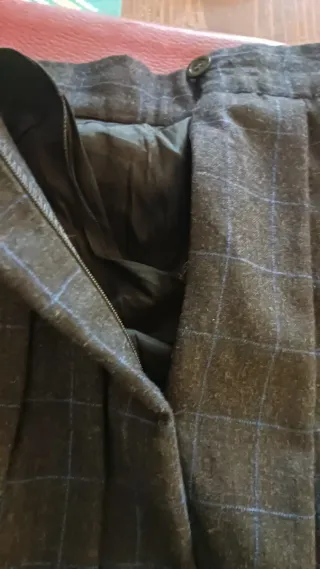 Gonna vintage pura lana  tartan