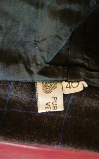 Gonna vintage pura lana  tartan