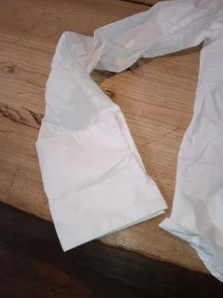 Camisa Punto Roma Mujer Blanca Talla M