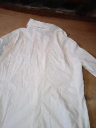 Camisa Punto Roma Mujer Blanca Talla M