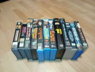 Lote 12 Películas VHS Formato Videoclub