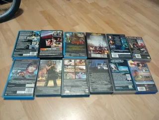 Lote 12 Películas VHS Formato Videoclub