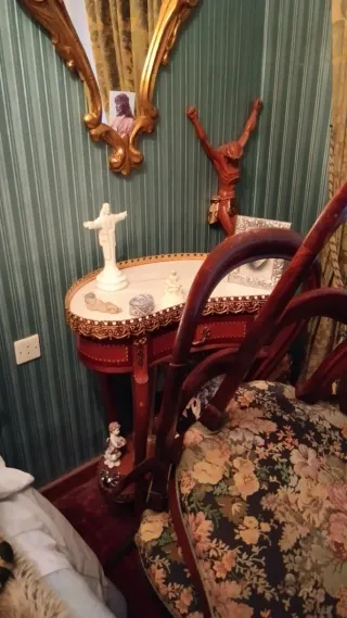 Lámpara de araña dorada antigua