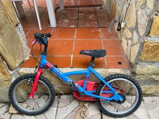 Bicicleta infantil Btwin azul