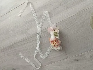 Vestido de Comunión Blanco y Rosa