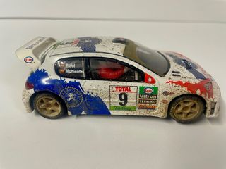 Scalextric Peugeot 206 WRC efecto barro